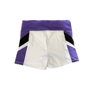 Under Armour Girls Tumbling Shorts Purple White Size Size 8